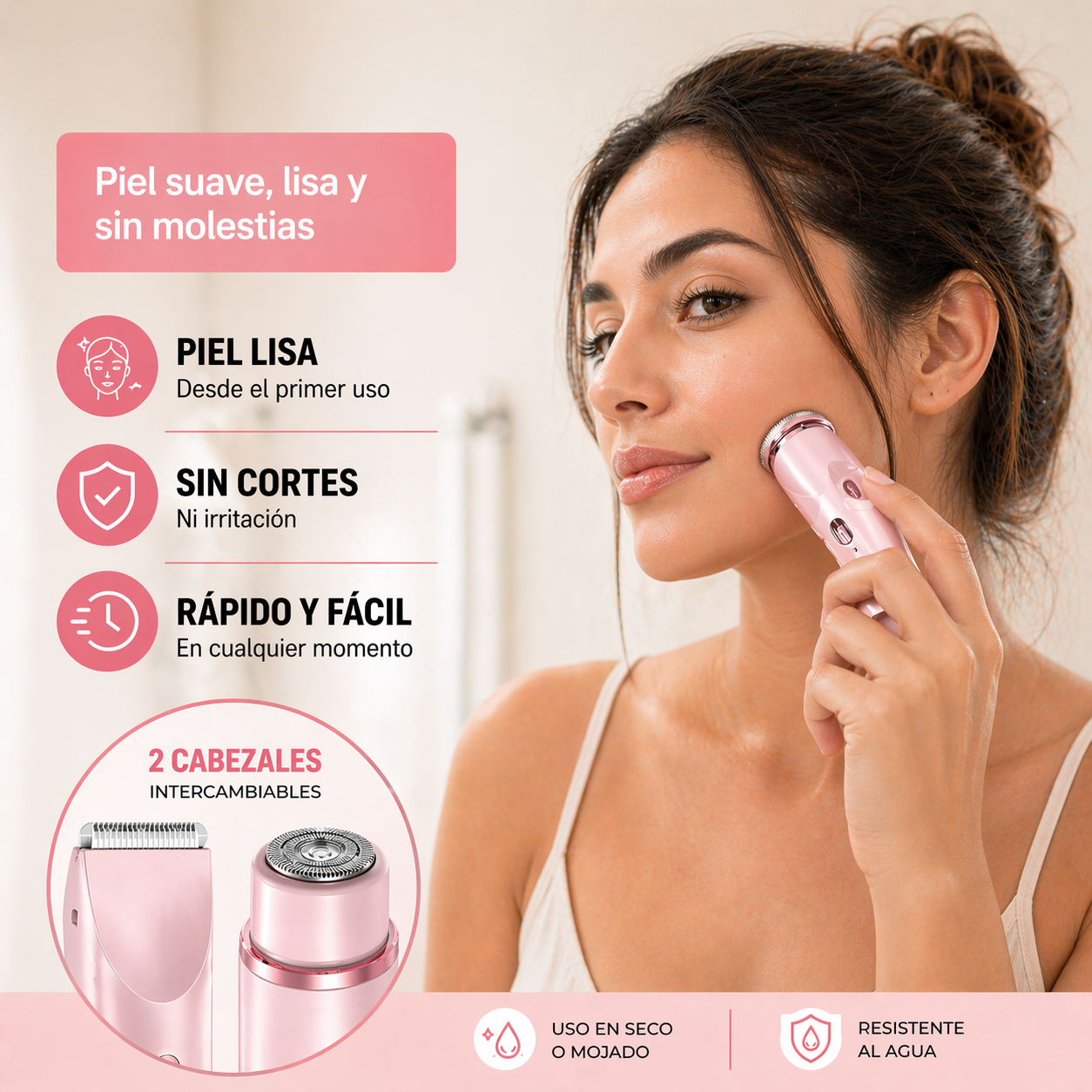 SILKTRIM - Piel suave en minutos, sin dolor ni irritación
