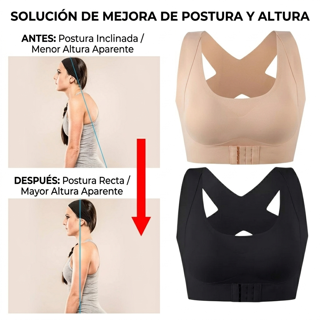 ErgoFem - Mejora tu postura, luce más estilizada y siéntete cómoda todo el día