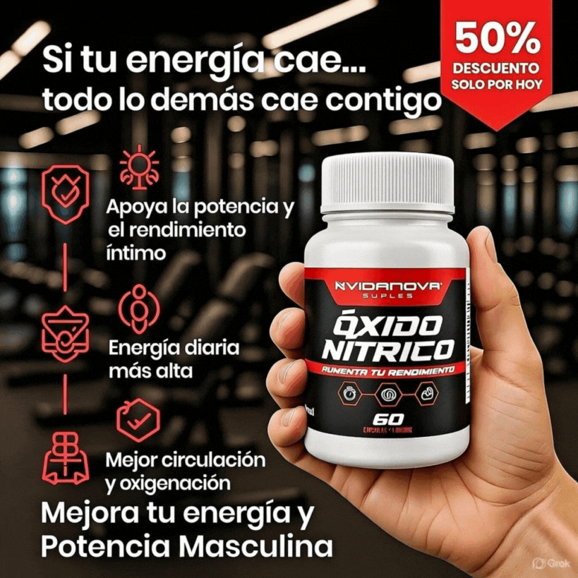 Óxido Nítrico 1000 mg -  60 Cápsulas