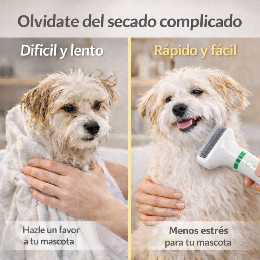 PetDryPro - Cepillo y Secador 2 En 1
