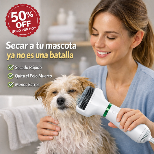 PetDryPro - Cepillo y Secador 2 En 1