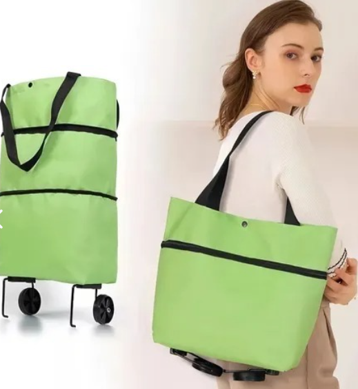 Bolso Plegable Con Ruedas - 2 en 1