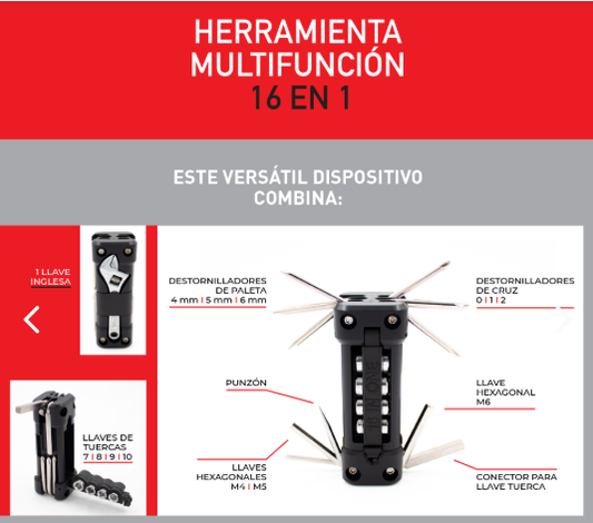 Herramienta 16 en 1